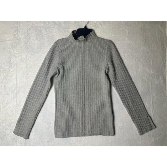 Wilfred Sweaters - Wilfred Gray 100% Wool Long Sleeve Mock Neck Sweater Size XS